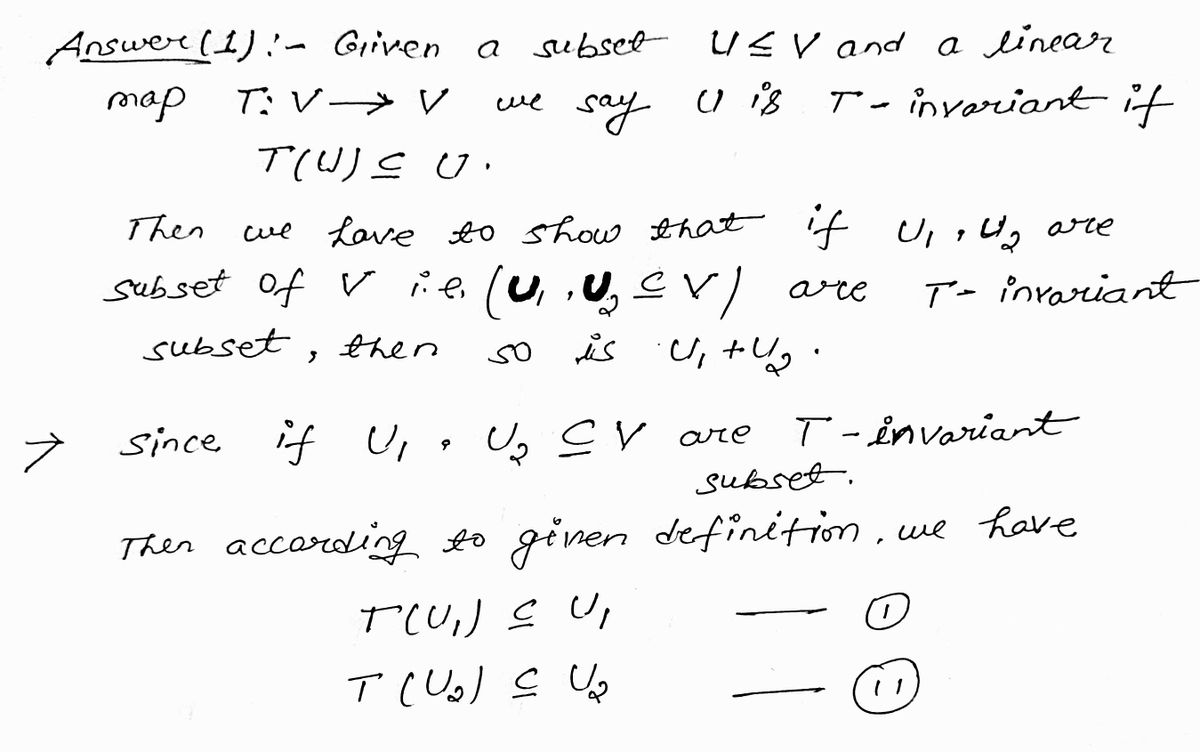 Algebra homework question answer, step 1, image 1